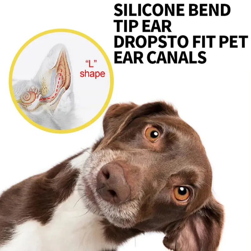 Gentle Pet Ear Wash Solution for Cats & Dogs – Effective Ear Cleaning Liquid and Drops for Optimal Ear Care