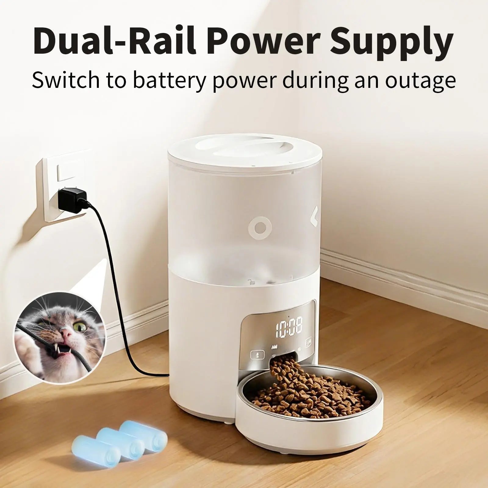 Revolutionize Mealtime with the Furlyn 4-Liter Smart Automatic Pet Feeder - Perfect for Dogs and Cats!