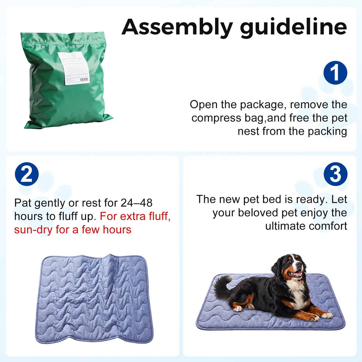 Ultimate Dog Cooling Pad - Thin & Thick Options for All Breeds, Instant Chill Fabric, Washable & Non-Slip Design, Perfect for Summer Relaxation